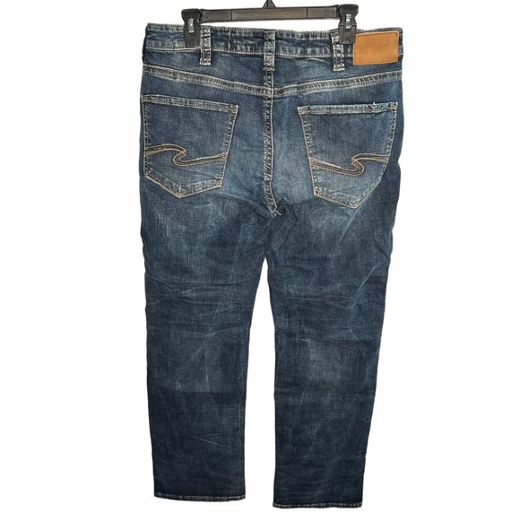 Silver Jeans Co. Grayson Men's Jeans size 33x30 Straight Fit Denim - Picture 2 of 11